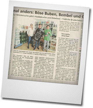 Zeitungsartikel Schobbe meets Krimi